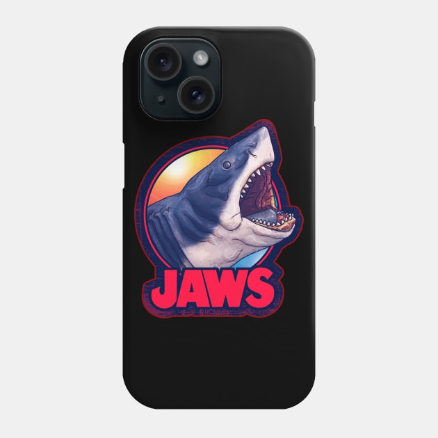 Jaws movie Phone Case by HEJK81
