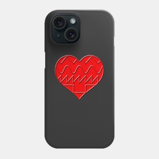 SYNTH HEART (red) #8 Phone Case