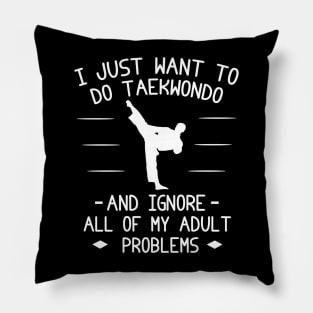 Say Hi-Ya to Adult Woes! Amusing Taekwondo Tee & Hoodie Pillow