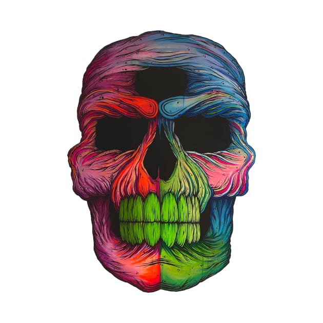 Neon Skull by ryancduboisart