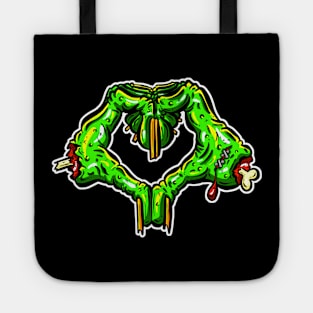 Zombie Fingers I Love You Hand Sign Tote