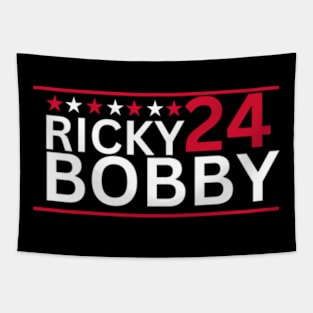 The Ballad of Ricky Bobby Cal Naughton Jr  2024 Election Parody Tapestry