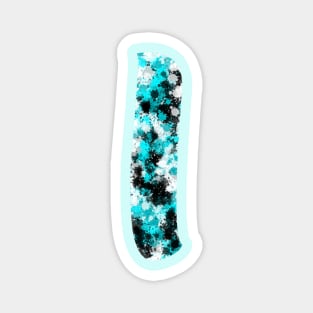 Paint Splash Letter I Magnet