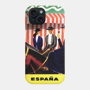 Vintage Travel Poster Spain Espana Horse Phone Case