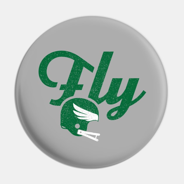 Fly Eagles Fly Pin by Side Grind Design