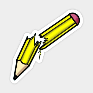 Broken Pencil Magnet