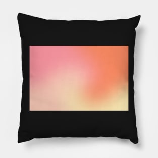 Back to School Pink and Coral Gradient Pattern Pillow