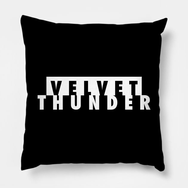 VELVET THUNDER Pillow by AlonaGraph