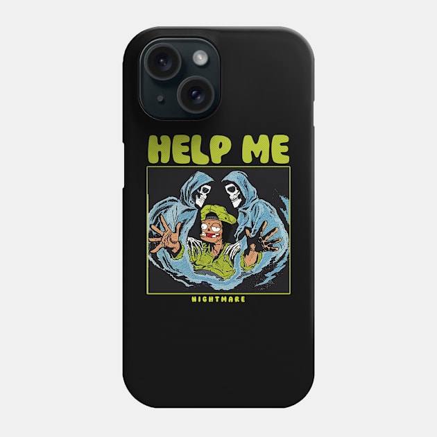 help me - nightmare Phone Case by antonimus