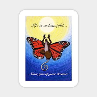 Monarch butterfly Mouse Magnet