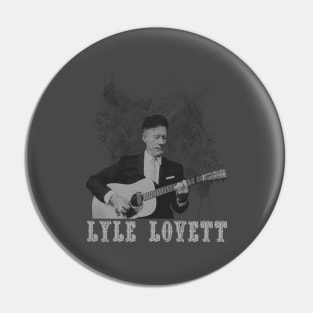 Lyle Lovett illustrations Pin