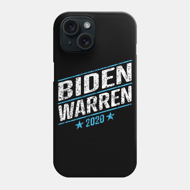 Joe Biden and Elizabeth Warren on the same ticket? President 46 and Vice President in 2020 - distressed text version. Phone Case by YourGoods