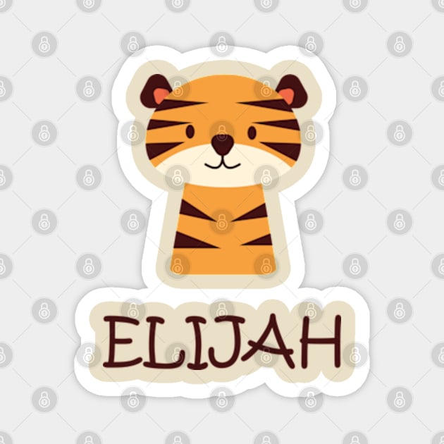 Elijah sticker Magnet by IDesign23