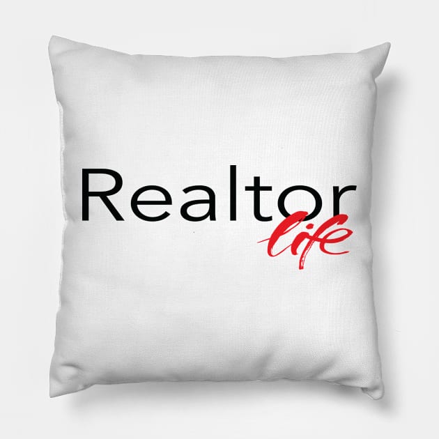 Realtor Life Pillow by ProjectX23 Orange