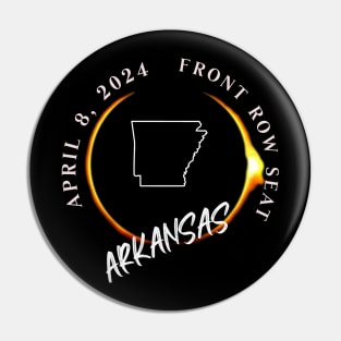 2024 Arkansas Eclipse Front Row Seat To Total Darkness Pin