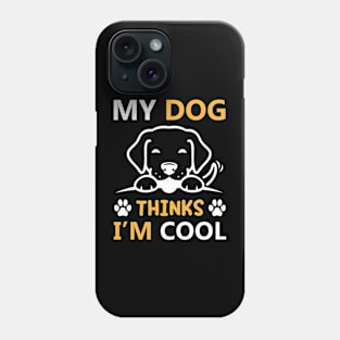 Dog T-Shirt Design Phone Case