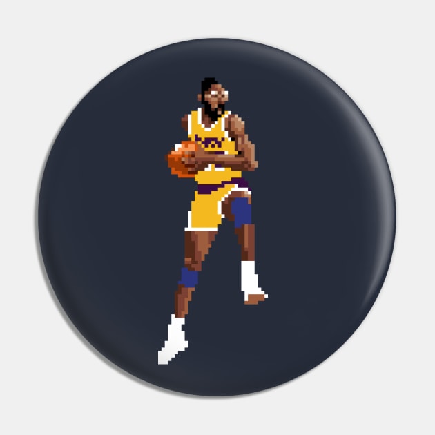 James Worthy Pixel Dribble Pin by qiangdade