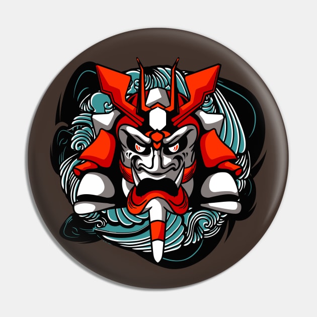 Japanese demon warrior Pin by AdriaStore1