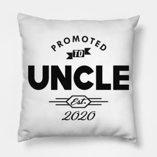 New Uncle - Promoted to uncle est. 2020 Pillow