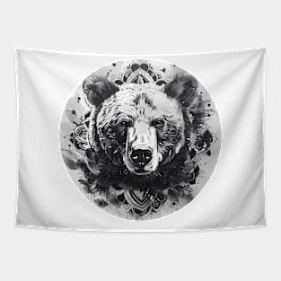 Mandala - Bear Grey Tapestry