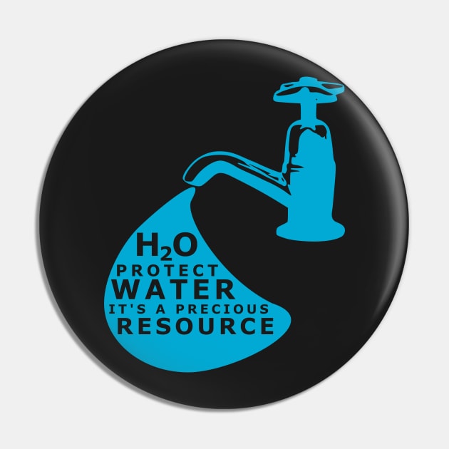 World Water Day Pin by mailboxdisco