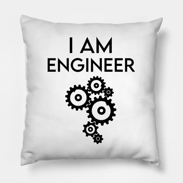 I am engineer T-shirt , tee i am engineer Pillow by soufibyshop