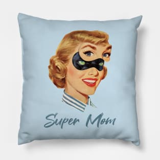 Super Mom Retro Pillow