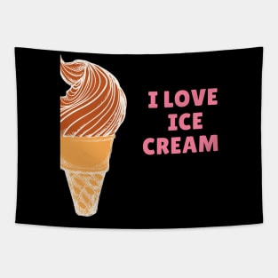 I love ice cream Tapestry