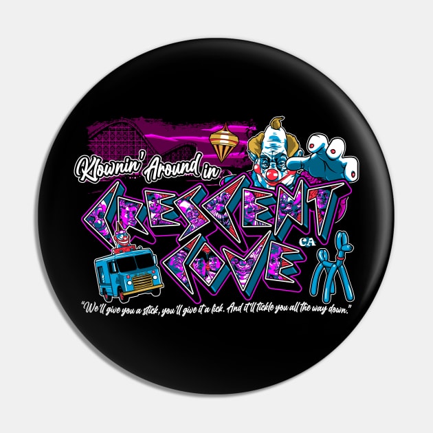Klownin' Around in Crescent Cove Pin by boltfromtheblue