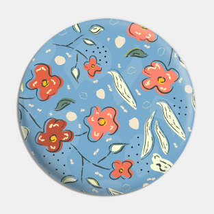 Floral Pattern Pin