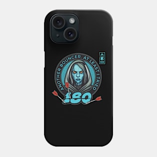 Darts 180 Onehundredandeigthy Blue Player Phone Case