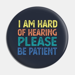 Hearing Impaired hearing loss Pin