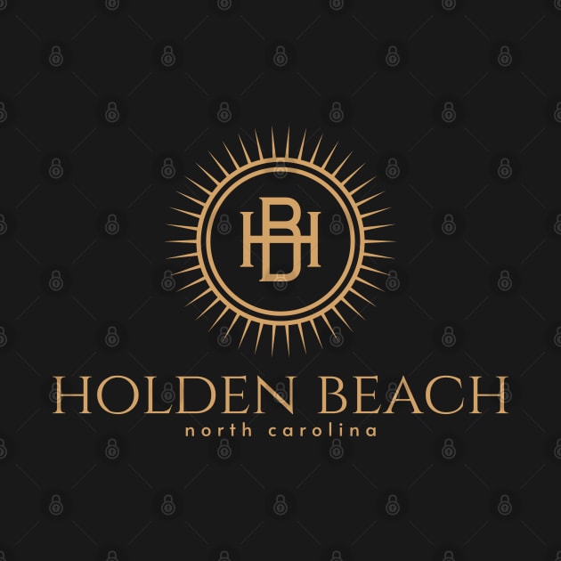 Holden Beach, NC Summertime Monogrammed Sun by Contentarama