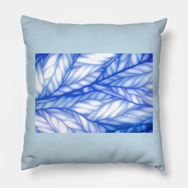 Winter Sun. - tree & leaf. Pillow by AlienVisitor