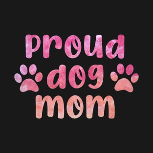 dog mom watercolour pink T-Shirt