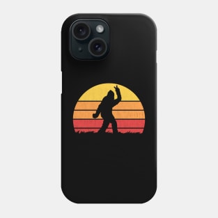 Bigfoot Vintage Retro Sunset Phone Case