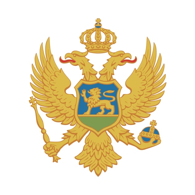 Coat of arms of Montenegro by Wickedcartoons