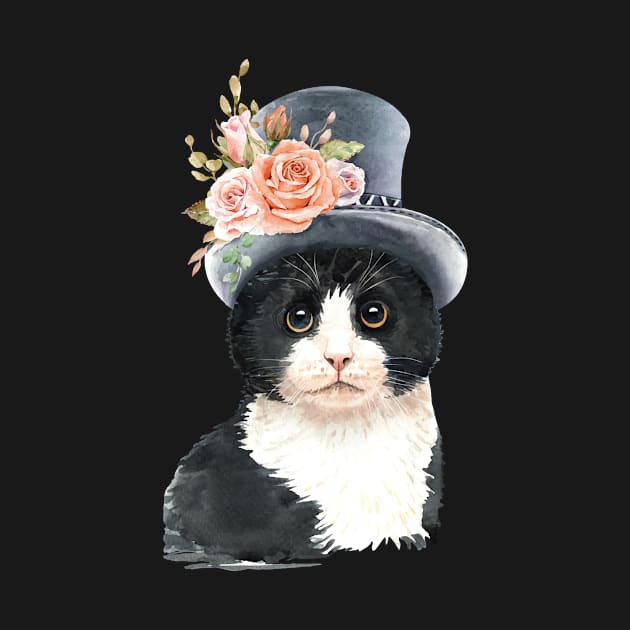 Cat in Top Hat by letnothingstopyou