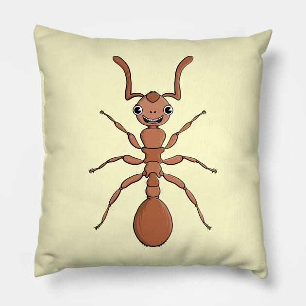 Hug an ant Pillow by DiegoCarvalho