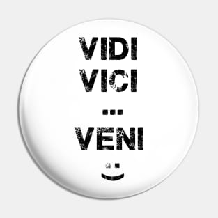 The Latin lover: vidi vici and...veni Pin
