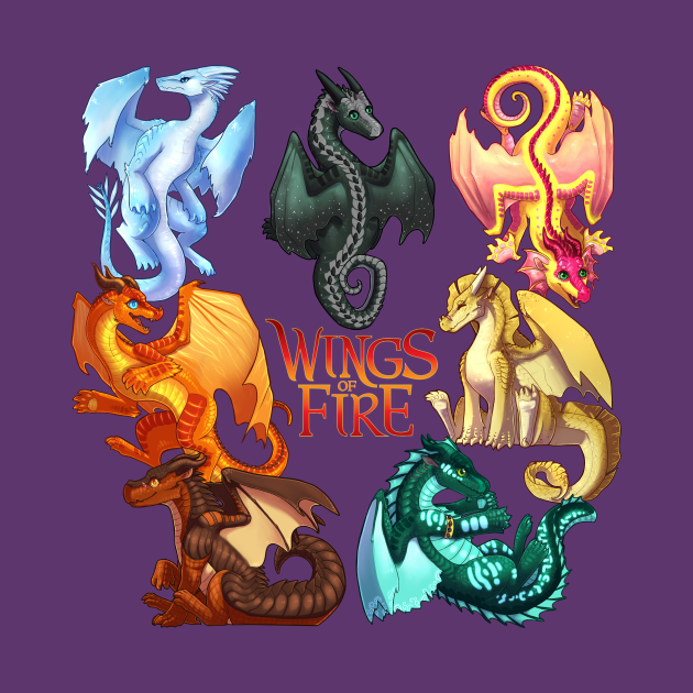 Wings of Fire: Jade Winglet Dragonets (with Logo) - Dragon - Kids T