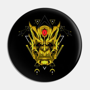 oni mask head Pin