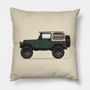 Green TJ Pillow