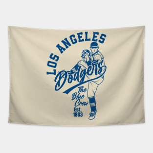 Los Angeles Dodgers By Semrawud Tapestry