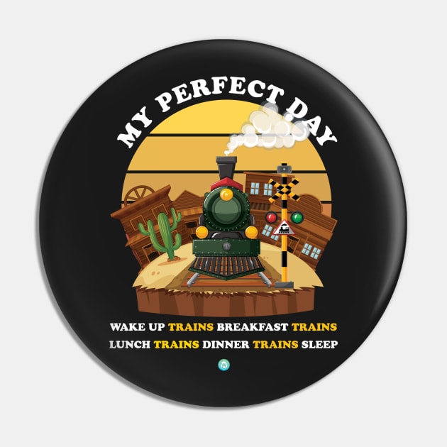 Train Sleep Commuter Locomotive Gift Pin by woormle