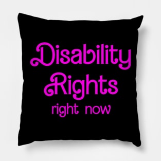 Disability Rights Pillow