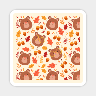 Fall / Autumn pattern Magnet