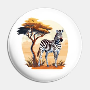 Zebra Lover Pin