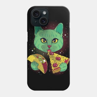 Cosmic Kitty x Food is Life Phone Case