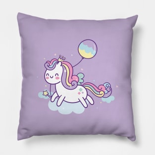 Kawaii Rainbow Unicorn Pony Cute Magic Horse Pillow
